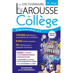 LE DICTIONNAIRE LAROUSSE DU COLLEGE, Larousse