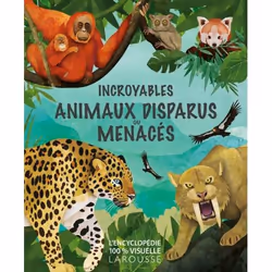 ISBN Incroyables animaux disparus ou menacés, Encyclopédie, Français, 128 pages