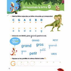 GIGANTOSAURUS J'apprends les lettres - GS (Broché)