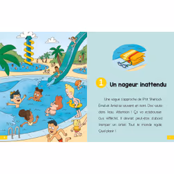 Panique au parc aquatique - P'tit Sherlock (Cartonné)