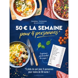 ISBN 50 euros la semaine pour 4 personnes, Cooking, Français, 144 pages