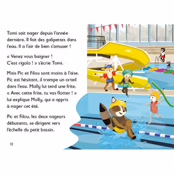Premières lectures syllabiques CE1 - A la piscine (Broché)