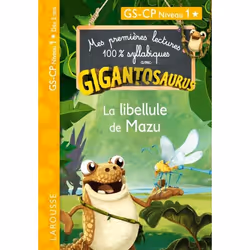 ISBN GIGANTOSAURUS - Premières lectures - CP niv 1 - La libellule de Mazu, Pour enfants, Français, 32 pages