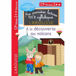ISBN Premières lectures syllabiques Niveau 2 - A la découverte des volcans, Pour enfants, Français, 32 pages