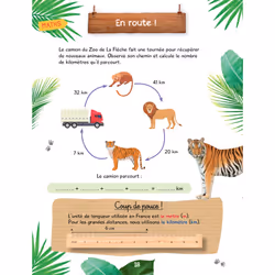 Mon bloc de jeux et d'activités pour le CE1 - Une SAISON AU ZOO