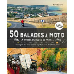 50 balades à moto à portée de roues de Paris (Broché)