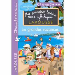 ISBN Premières lectures syllabiques CP - Niveau 3 Les grandes vacances, Pour enfants, Français, 32 pages