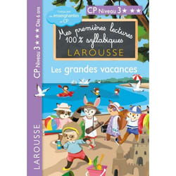 Premières lectures syllabiques CP - Niveau 3 Les grandes vacances (Broché)