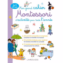 ISBN Mon grand cahier MONTESSORI d'activités pour toute l'année, Pour enfants, Français, 120 pages