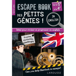Escape book des petits génies in english de la 5e à la 4e (Broché)