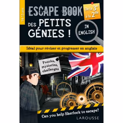 ISBN Escape book des petits génies in english de la 3e à la seconde, Français, 80 pages