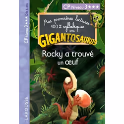 ISBN GIGANTOSAURUS 1ères lectures CP n 3 Rocky a trouvé un oeuf, Pour enfants, Français, 32 pages