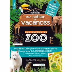 ISBN Mon cahier de vacances UNE SAISON AU ZOO MS-GS, Animaux, Français, 52 pages