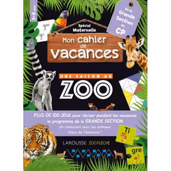 ISBN Mon cahier de vacances UNE SAISON AU ZOO GS-CP, Animaux, Français, 52 pages