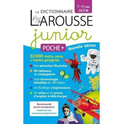 Dictionnaire - Larousse - Junior poche + CECM - Edition 2024 - Format Poche - Collection Larousse
