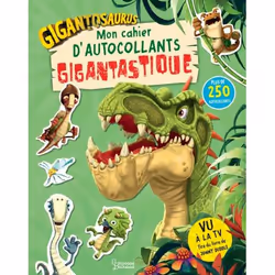 ISBN Mon cahier d'autocollants gigantastique, Français, 40 pages