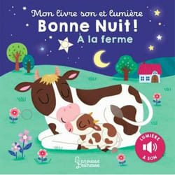 Mon livre son et lumière : Bonne nuit à la ferme (Cartonné)