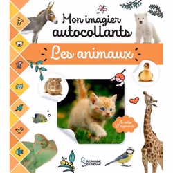 ISBN Mon imagier autocollants - Les animaux, Français, 16 pages