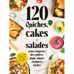 ISBN 120 quiches, cakes &amp; salades, Cooking, Français, 176 pages
