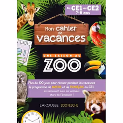 ISBN Cahier de vacances UNE SAISON AU ZOO CE1-CE2, Animaux, Français, 52 pages