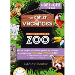Cahier de vacances UNE SAISON AU ZOO CE1-CE2 (Broché)