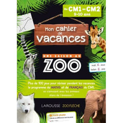 Cahier de vacances UNE SAISON AU ZOO CM1-CM2 (Broché)