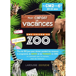 Cahier de vacances UNE SAISON AU ZOO CM2-6e (Broché)