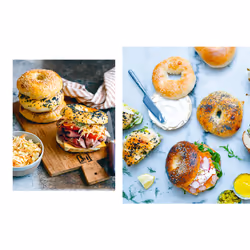 BAGELS, DONUTS & CIE. 50 RECETTES COMME AUX USA, Lebrun Delphine