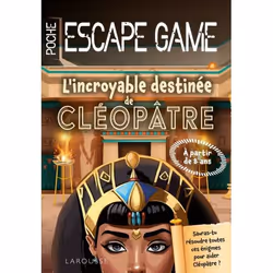 ISBN Escape game de poche junior : L'incroyable destinée de Cléopâtre, Pour enfants, Français, 128 pages