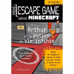 ISBN Escape game de poche junior : Arthur et la potion de vie infinie, Pour enfants, Français, 128 pages