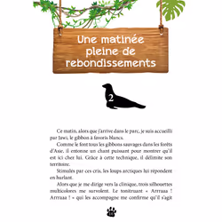 Roman Une saison au zoo - Mon Quotidien de vétérinaire