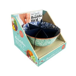 CE SOIR C'EST BOUDDHA BOL ! COFFRET AVEC UN BOL EN CERAMIQUE ET UN SEPARATEUR A 5 COMPARTIMENTS, Cosson Audrey