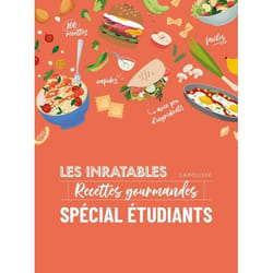 Les inratables : recettes gourmandes spécial étudiants (Relié)