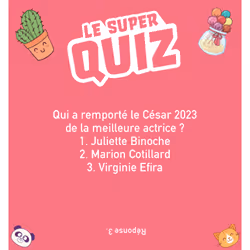 Le super Quiz des filles
