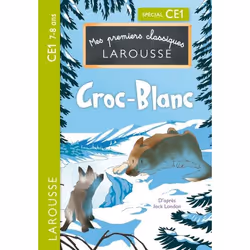 ISBN Mes premiers classiques Larousse : Croc-Blanc - CE1, Pour enfants, Français, 48 pages