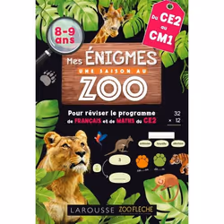ISBN Mes énigmes Une SAISON AU ZOO CE2, Animaux, Français, 80 pages