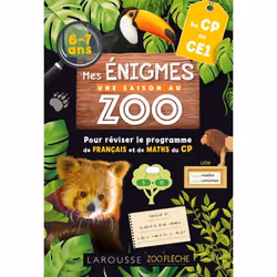 ISBN Mes énigmes Une SAISON AU ZOO CP, Animaux, Français, 80 pages