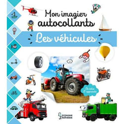Mon imagier autocollants - Les véhicules (Broché)