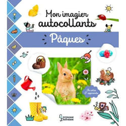 Mon imagier autocollants - Pâques (Broché)