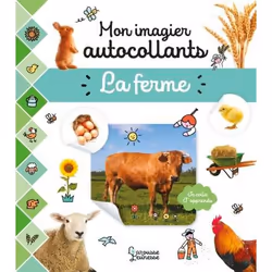 ISBN Mon imagier autocollants - La ferme, Français, 20 pages