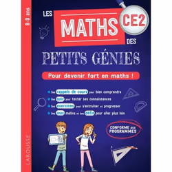ISBN Les MATHS des PETITS GENIES : Tout le CE2, Pour enfants, Français, 72 pages