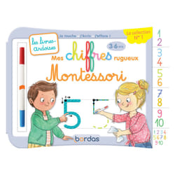 ISBN Les livres-ardoises - Mes chiffres rugueux Montessori : Le livre de Cécile Hudrisier, Mélisande Luthringer