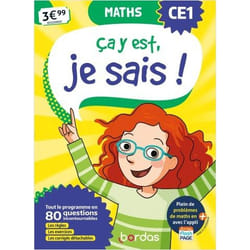 Ça y est, je sais ! Maths CE1 (Broché)