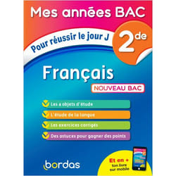 Mes années Bac Pour réussir le jour J Français 2de (Broché)