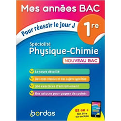 Mes Années Bac Pour Réussir Le Jour J Spécialité Physique-chimie 1re