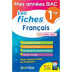 Mes années Bac - Les fiches Français 1re (Broché)