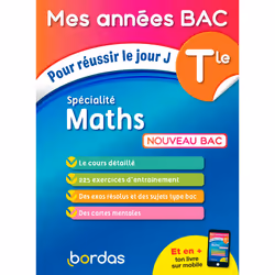 ISBN Mes Années Bac Pour réussir le jour J Spécialité Maths Tle : Le livre de Fabien Aoustin, Éducatif, 480 pages