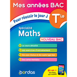ISBN Mes Années Bac Pour réussir le jour J Spécialité Maths Tle : Le livre de Fabien Aoustin