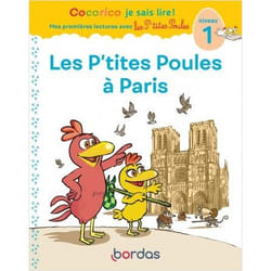 Cocorico Je sais lire ! premières lectures avec les P'tites Poules - Les P'tites Poules à Paris (Broché)