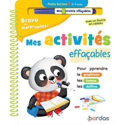 ISBN Bravo les maternelles - Mes activités effaçables - Petite section : Le livre de Lucie Arweiller